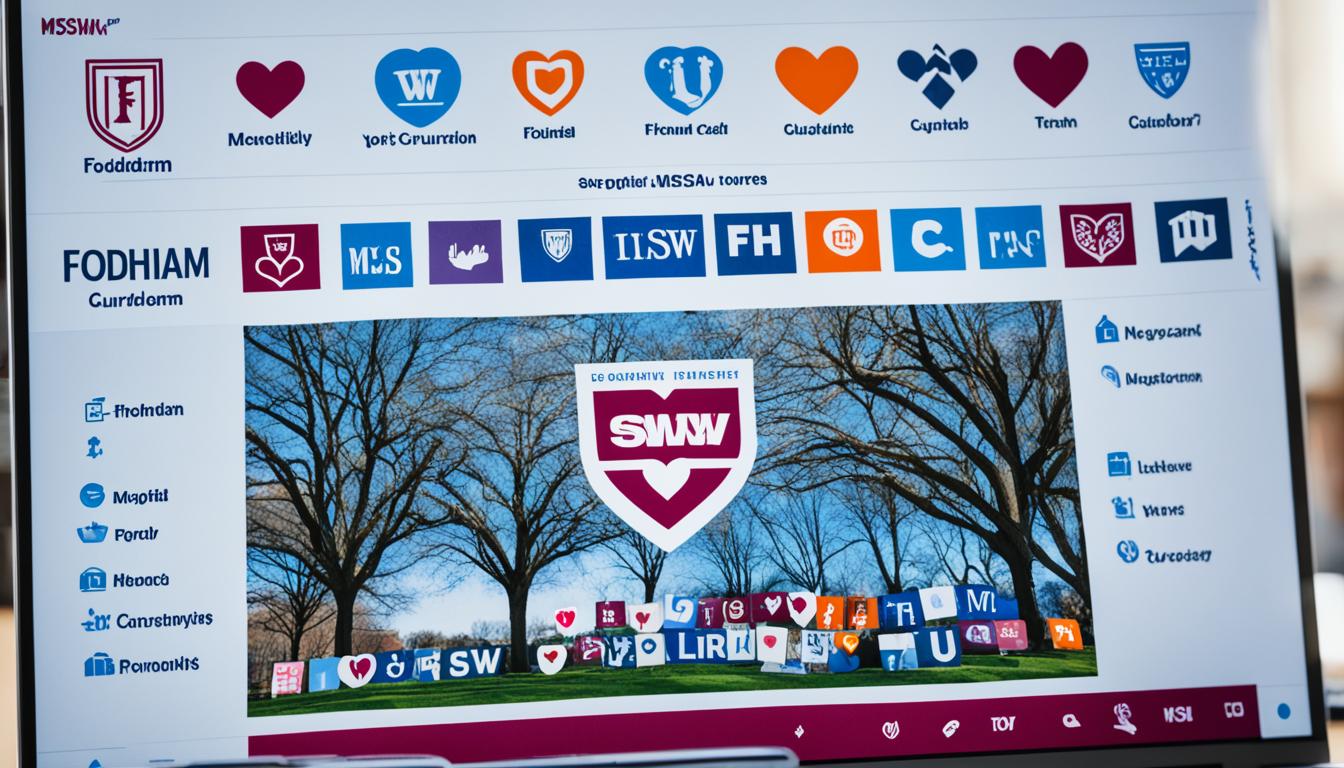 fordham university online msw program